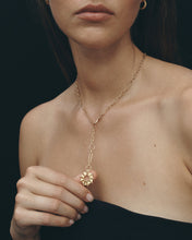 Load image into Gallery viewer, TEMPLE OF THE SUN: CALYPSO LARIAT NECKLACE - GOLD VERMEIL
