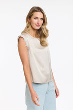 Load image into Gallery viewer, 365 DAYS: STERLING LACE TRIM TEE - CHAMPAGNE
