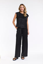 Load image into Gallery viewer, 365 DAYS: STERLING LACE TRIM TEE  - BLACK
