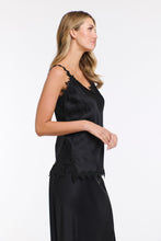 Load image into Gallery viewer, 365 DAYS: STERLING LACE TRIM CAMISOLE - BLACK
