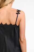 Load image into Gallery viewer, 365 DAYS: STERLING LACE TRIM CAMISOLE - BLACK
