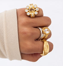Load image into Gallery viewer, CLEOPATRAS BLING: BUCHERIE RING - 18K GOLD PLATED
