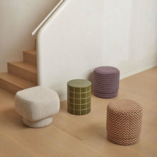 Load image into Gallery viewer, KIRAN FOOT STOOL - BLUE
