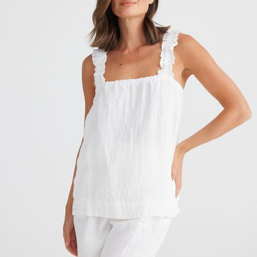 HOLIDAY: PENNY TOP - WHITE