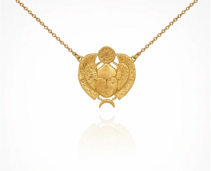 TEMPLE OF THE SUN: SCARAB Necklace