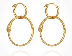 TEMPLE OF THE SUN: SERPENT Earrings