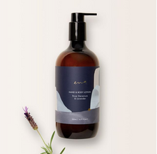 Load image into Gallery viewer, ENA:HAND &amp; BODY LOTION- Rose Geranium &amp; Lavender 500ml
