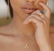Load image into Gallery viewer, TEMPLE OF THE SUN: CRISTA NECKLACE - GOLD VERMEIL
