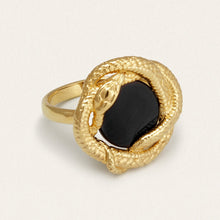 Load image into Gallery viewer, TEMPLE OF THE SUN: MEHEN RING - GOLD VERMEIL

