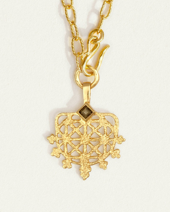 TEMPLE OF THE SUN: ARINNA LARIAT NECKLACE - GOLD