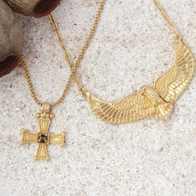 Load image into Gallery viewer, TEMPLE OF THE SUN: CRISTA NECKLACE - GOLD

