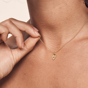 TEMPLE OF THE SUN: AMORE NECKLACE - GOLD