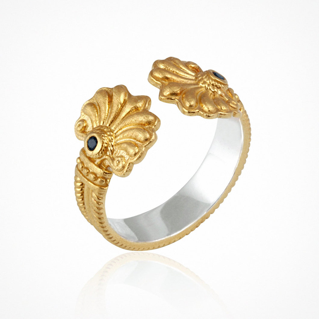 TEMPLE OF THE SUN: ISABEL RING - GOLD VERMEIL