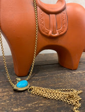 Load image into Gallery viewer, We dream in colour: Turquoise Snake Necklace
