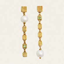 Load image into Gallery viewer, TEMPLE OF THE SUN: SILVIA EARRINGS - GOLD
