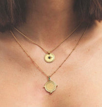 Load image into Gallery viewer, TEMPLE OF THE SUN: STELLA NECKLACE- SAPPHIRE
