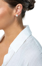 Load image into Gallery viewer, MOSS GROTTO: LIZZY PEARL STUDS
