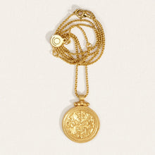 Load image into Gallery viewer, TEMPLE OF THE SUN: PEACOCK NECKLACE - GOLD VERMEIL
