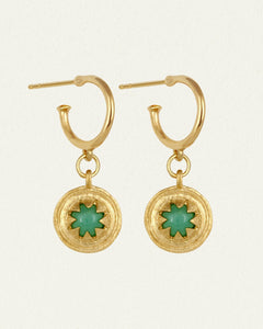 TEMPLE OF THE SUN: CORA EARRINGS: GOLD