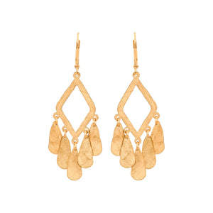 WE DREAM IN COLOUR: ELYSIA EARRINGS - BRASS