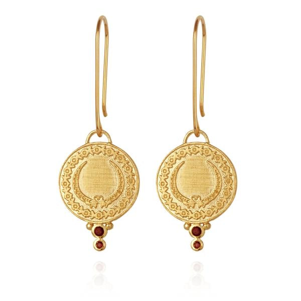 TEMPLE OF THE SUN: ARIANA EARRINGS - GOLD