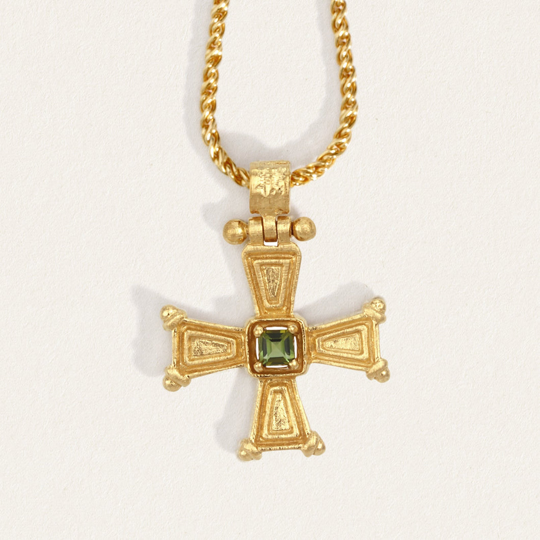 TEMPLE OF THE SUN: CRISTA NECKLACE - GOLD