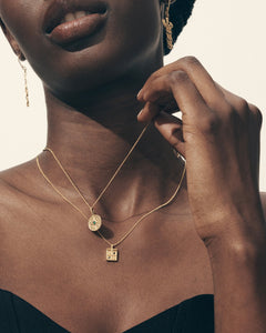 TEMPLE OF THE SUN: SOLANA NECKLACE - GOLD